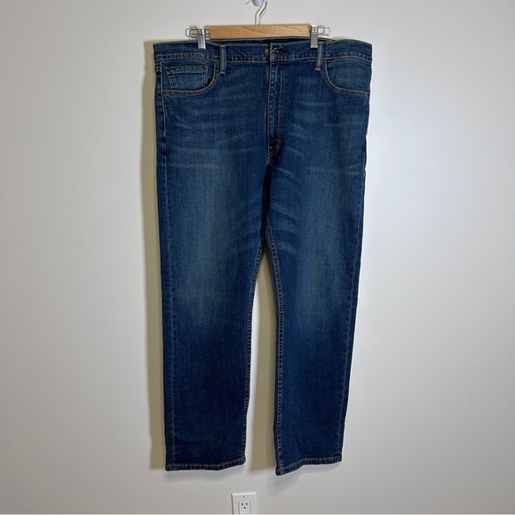 Levi's Men's 505 Size 40x30 Denim Straight Leg Jeans Medium Wash NWT - Picture 3 of 9